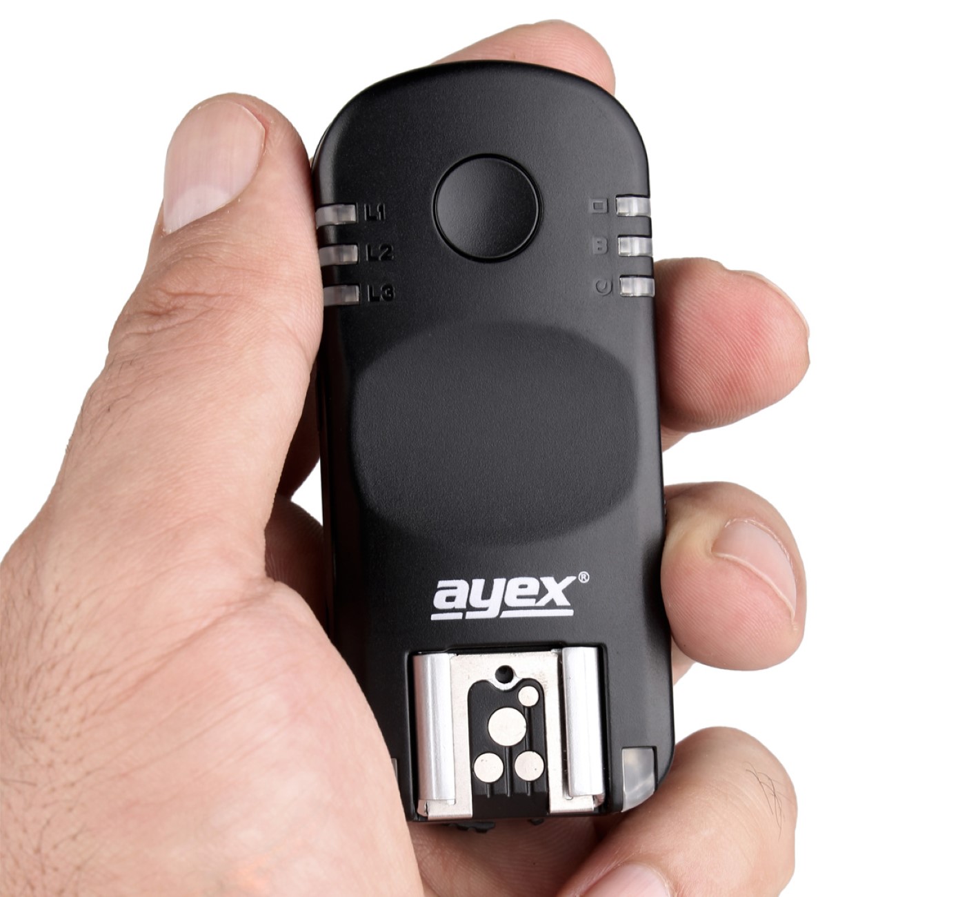 ayex Funk Blitzauslöser und Kamera-Fernauslöser AX-BA1 für Nikon Kameras, Blitz & Kameraauslöser mit 2 Transceivern ayex Funk Blitzauslöser und Kamera-Fernauslöser AX-BA1 für Nikon Kameras, Blitz & Kameraauslöser mit 2 Transceivern