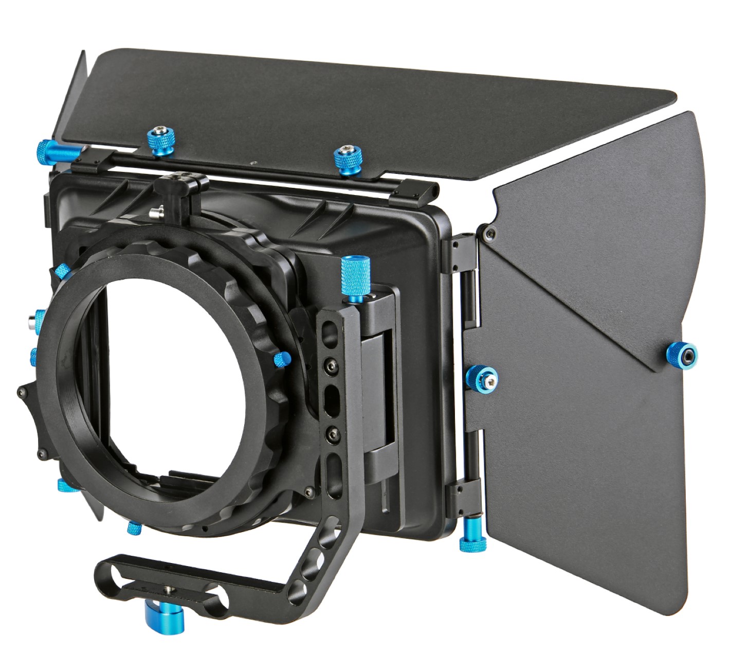 ayex M2 Matte Box, Video-Sonnenblende mit Filtereinsätzen und Schwenkarm für 15mm DSLR Rig Systeme ayex M2 Matte Box, Video-Sonnenblende mit Filtereinsätzen und Schwenkarm für 15mm DSLR Rig Systeme