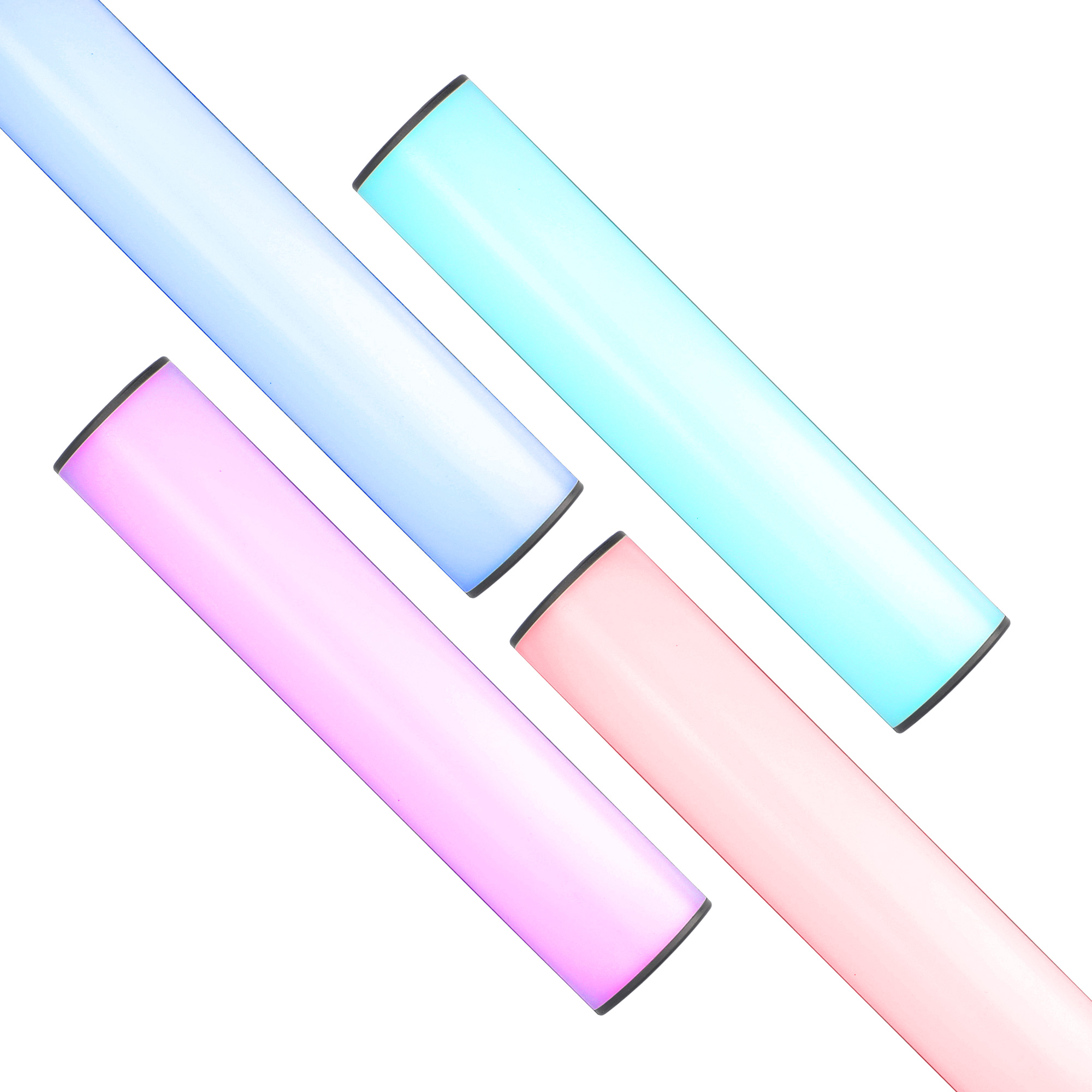 RGB LED Videolichtstab rundförmig mit 184 universellen Lichtperlen 3000mAh Akku ladbar über USB-C RGB LED Videolichtstab rundförmig mit 184 universellen Lichtperlen 3000mAh Akku ladbar über USB-C