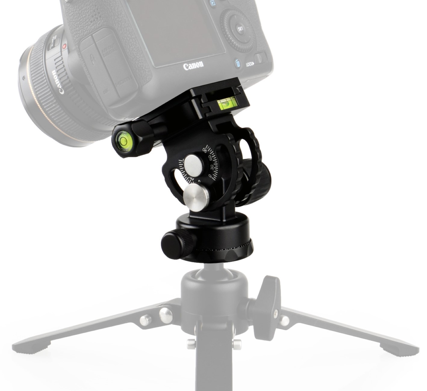 JUSINO Hochleistungs-Neigekopf für Monopods Hydraulische Federung 360° Schwenkfunktion DG-02 JUSINO Hochleistungs-Neigekopf für Monopods Hydraulische Federung 360° Schwenkfunktion DG-02