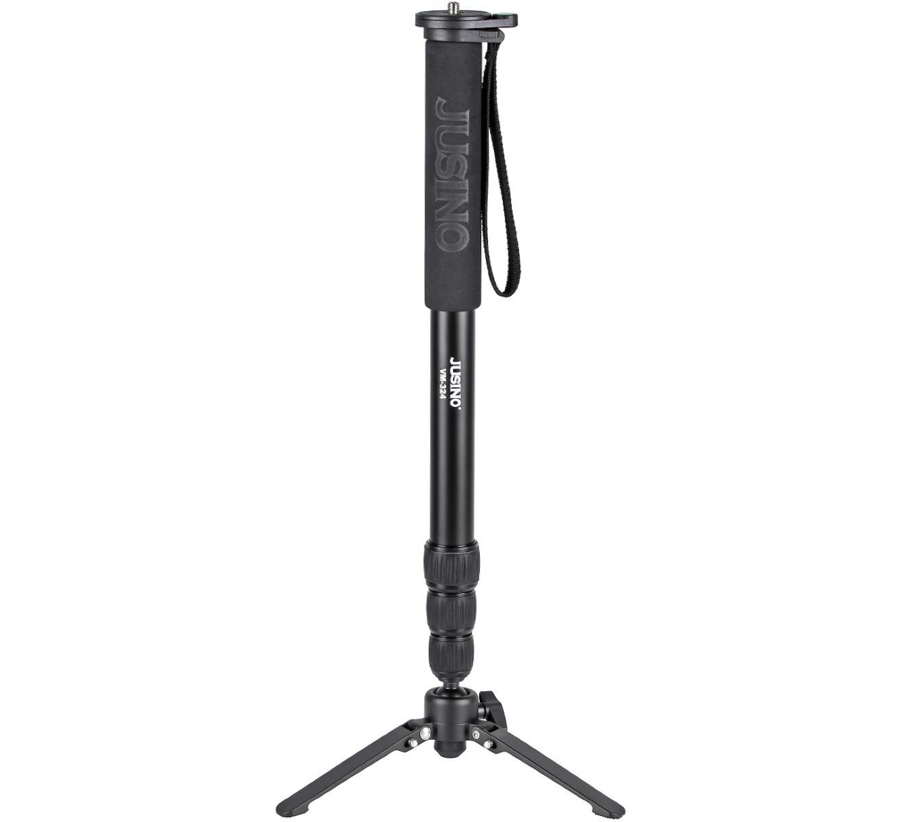 JUSINO Monopod mit abnehmbarem Fuß Tischstativ Schnelldrehverschlüsse bis 170cm 12kg VM-324