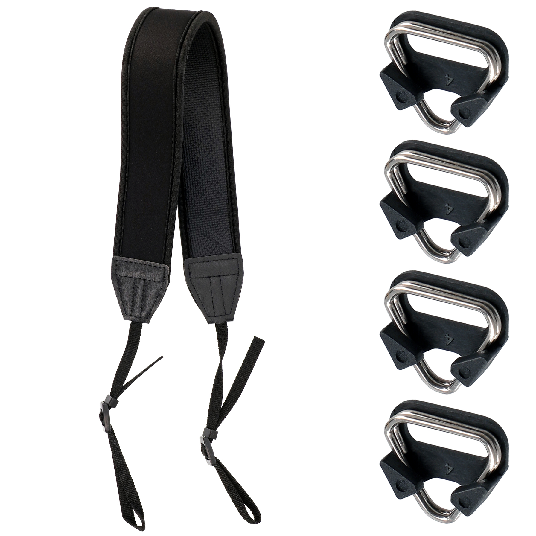 ayex Neopren Gurt + 4er-Set Spletringe Robuste Halterungen ayex Neopren Gurt + 4er-Set Spletringe Robuste Halterungen