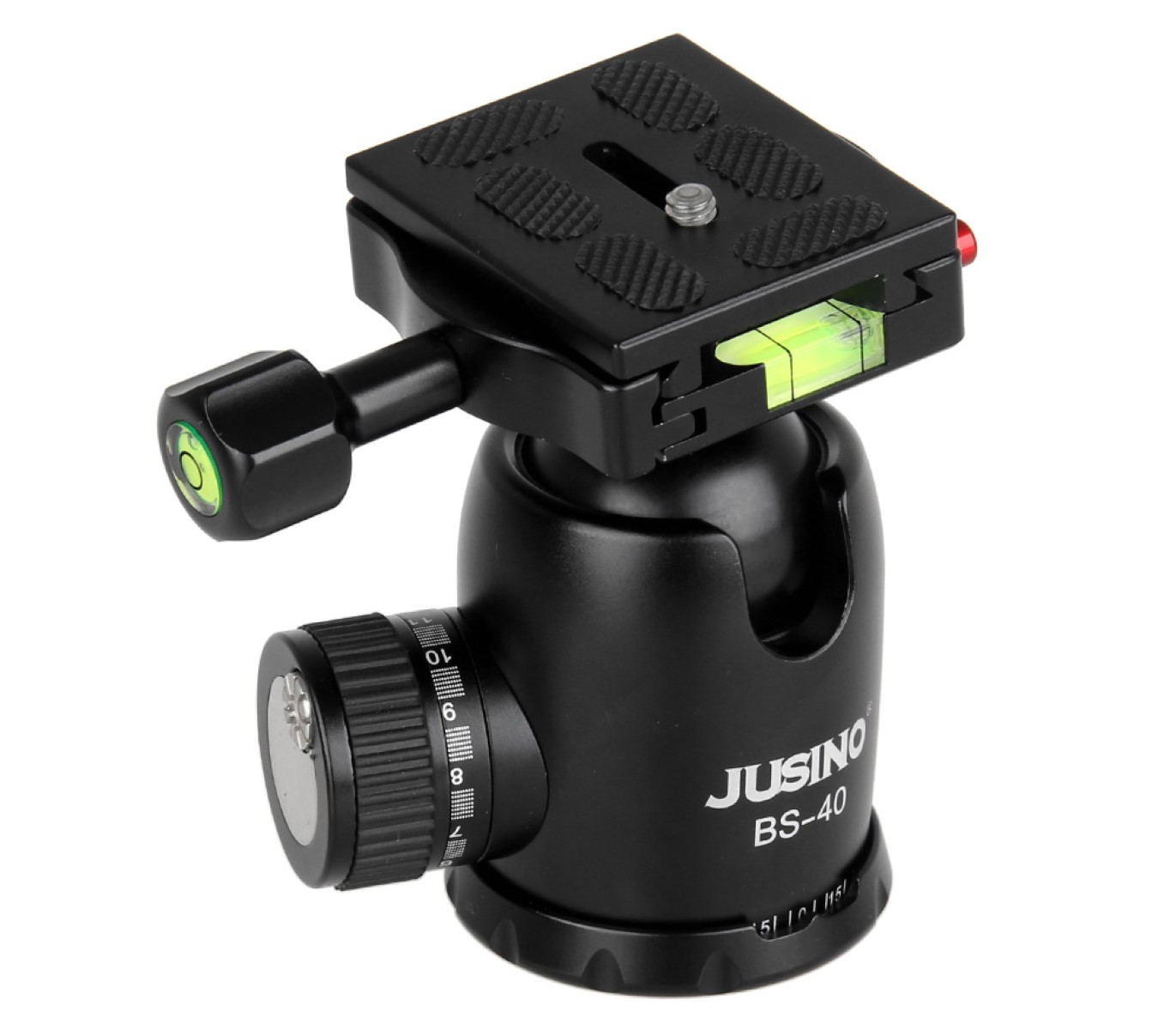 JUSINO Robuster Kugelkopf Stativkopf bis 20kg belastbar BS-40 JUSINO Robuster Kugelkopf Stativkopf bis 20kg belastbar BS-40