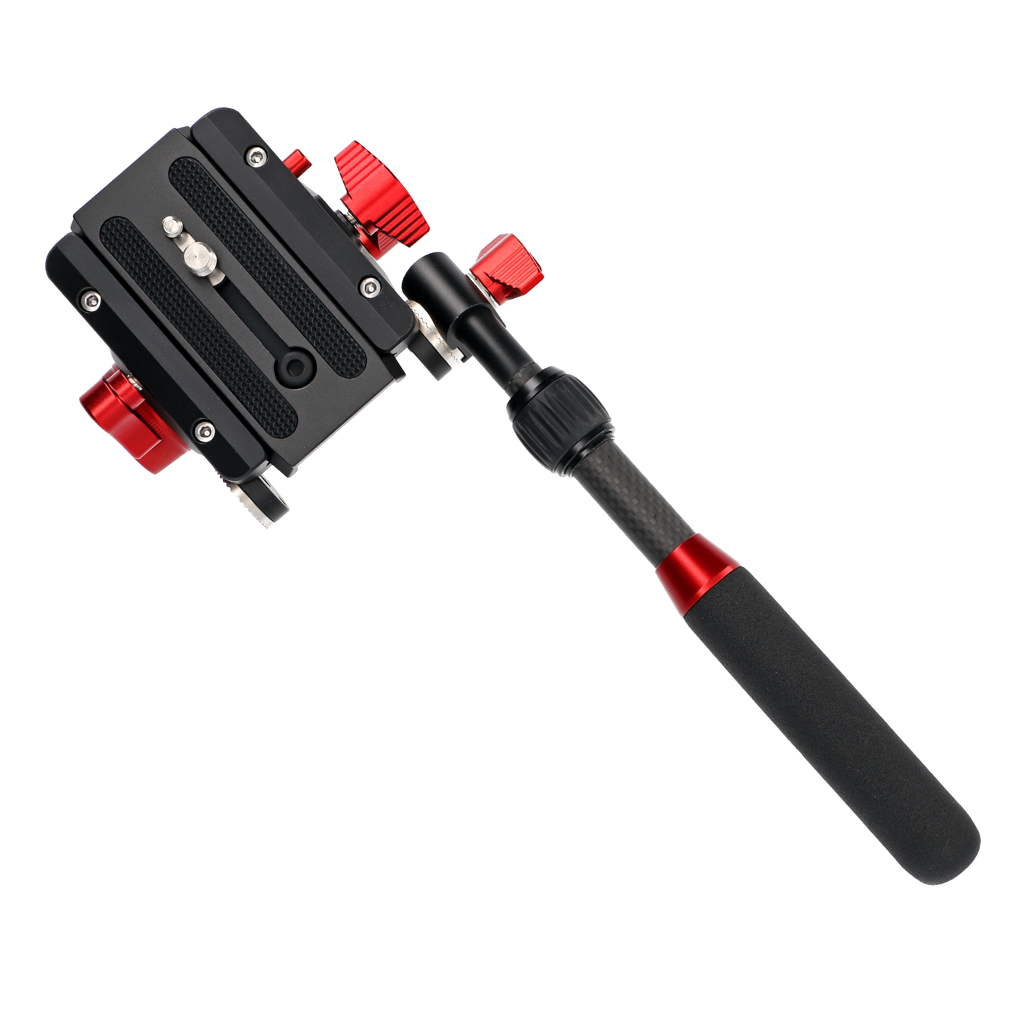 JUSINO Profi Alu Fluid-Videoneiger variabler Führungshebel bis 10kg Tragkraft PH-60 II JUSINO Profi Alu Fluid-Videoneiger variabler Führungshebel bis 10kg Tragkraft PH-60 II