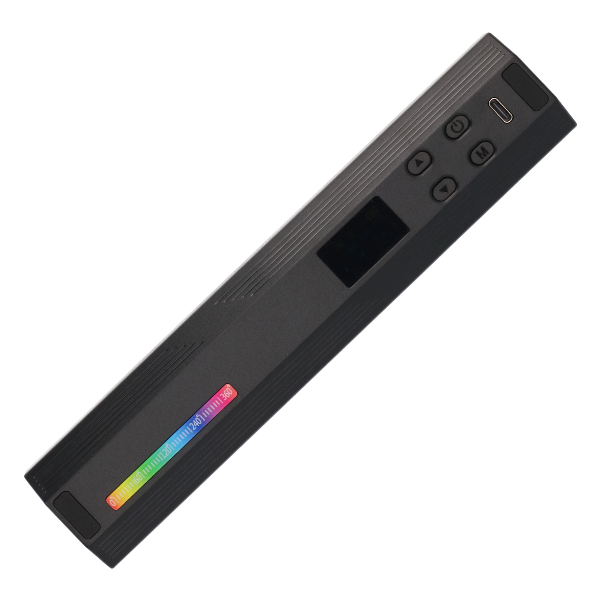 RGB LED Videolichtstab rundförmig mit 184 universellen Lichtperlen 3000mAh Akku ladbar über USB-C RGB LED Videolichtstab rundförmig mit 184 universellen Lichtperlen 3000mAh Akku ladbar über USB-C