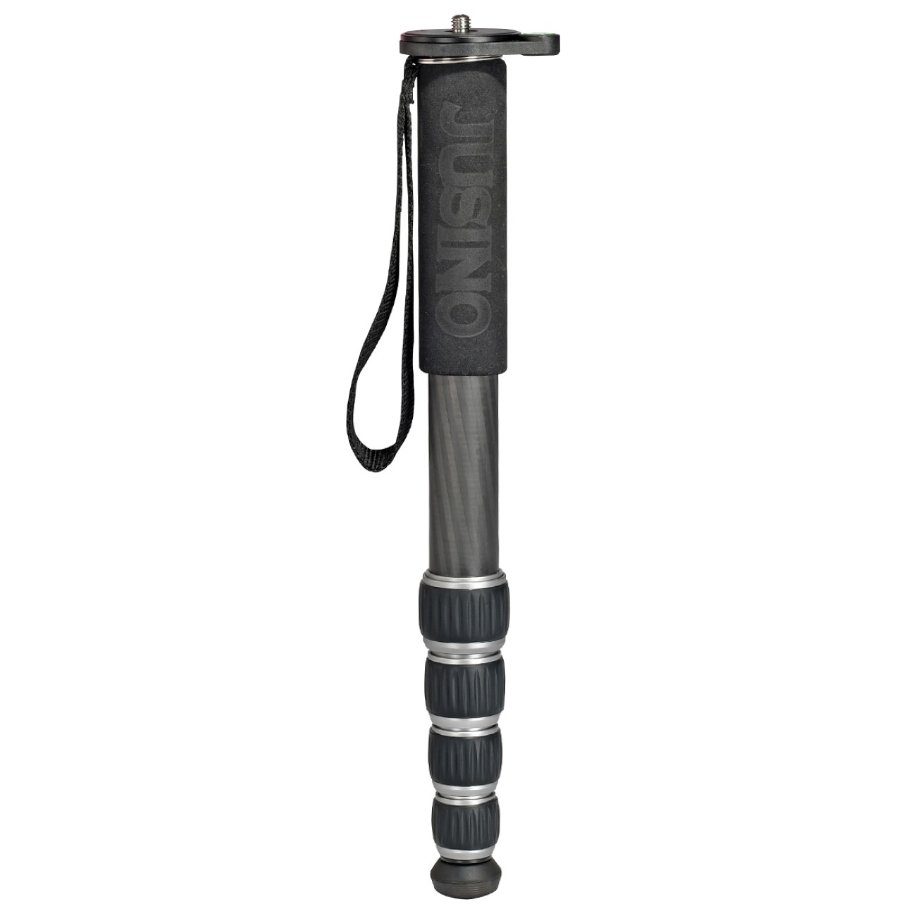 JUSINO Robustes leichtes Karbon-Monopod mit 5 Segmenten bis 140cm 12kg MP-325C