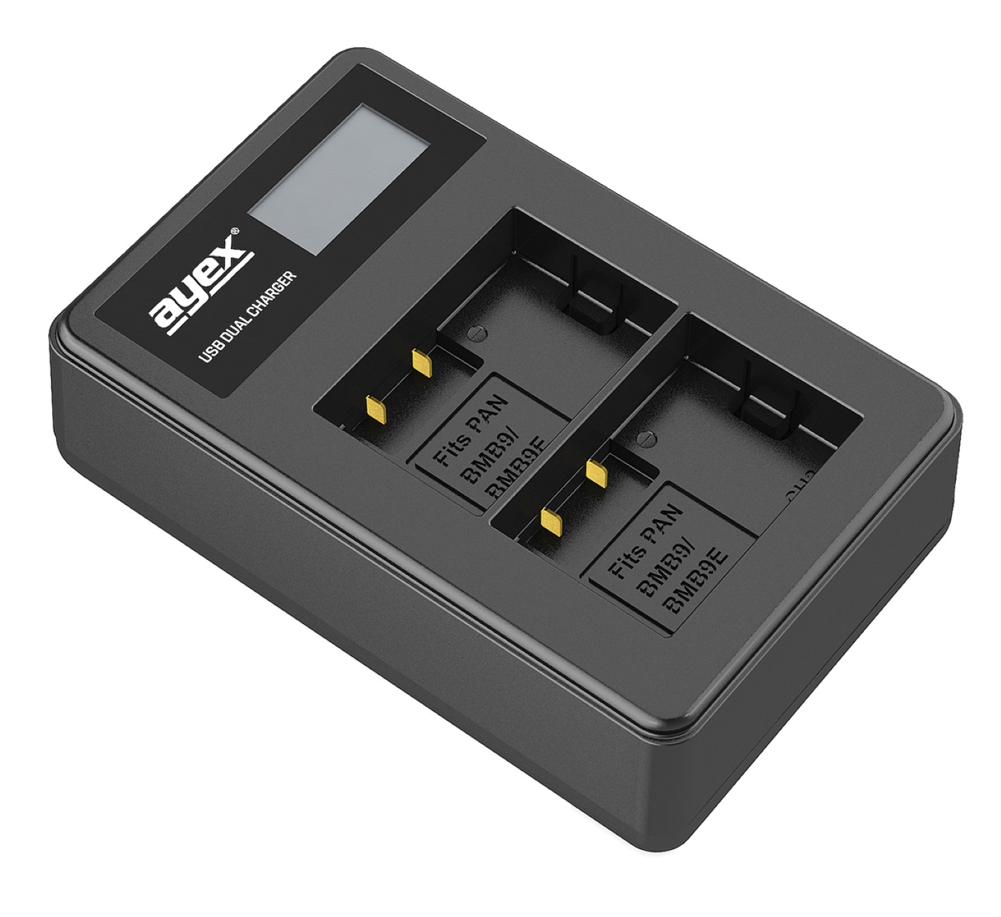 USB Dual Ladegerät für Panasonic DMW-BMB9 DMW-BMB9E Akkus beleuchtetes Display Ladestandanzeige USB Dual Ladegerät für Panasonic DMW-BMB9 DMW-BMB9E Akkus beleuchtetes Display Ladestandanzeige