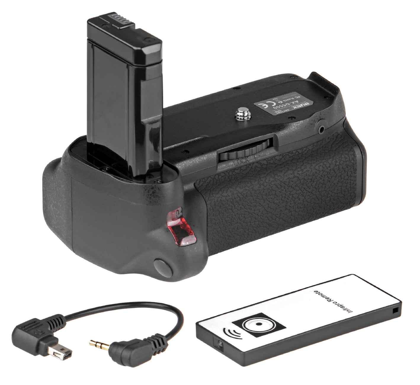Batteriegriff für Nikon D5500 D5600 mit IR-Fernauslöser Ersatz für MB-D5500 Batteriegriff für Nikon D5500 D5600 mit IR-Fernauslöser Ersatz für MB-D5500