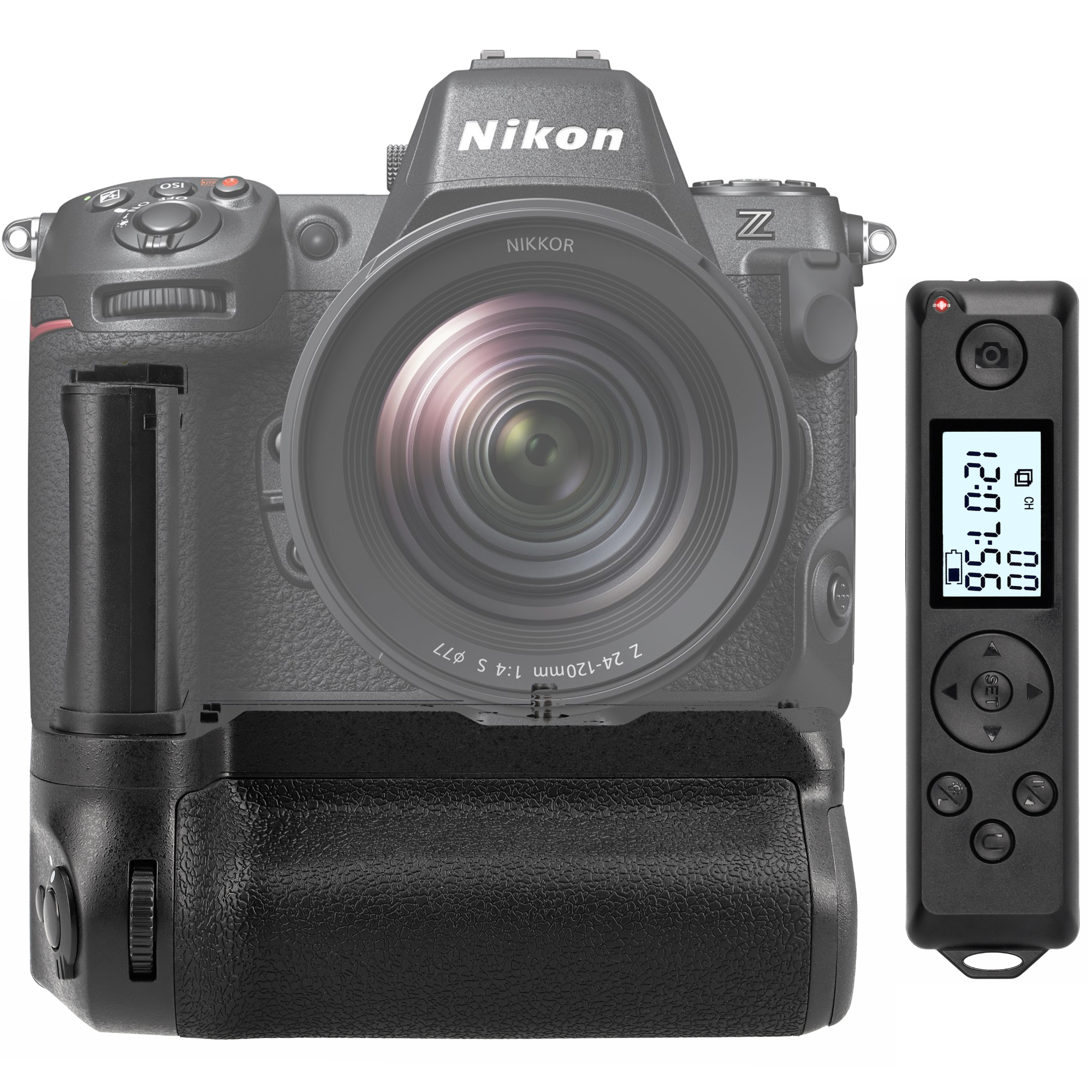 Batteriegriff für Nikon Z8 inkl. Timer Fernauslöser ersetzt MB-N12 Kamera Hochformatgriff Handgriff Batteriegriff für Nikon Z8 inkl. Timer Fernauslöser ersetzt MB-N12 Kamera Hochformatgriff Handgriff