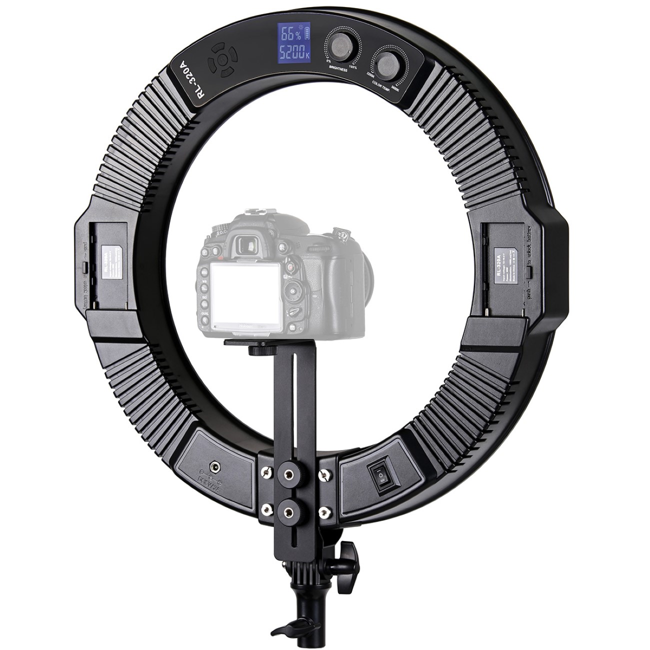 ayex Dimmbare 18 Zoll LED Ringleuchte 3200K-5600K B-Ware ayex Dimmbare 18 Zoll LED Ringleuchte 3200K-5600K B-Ware