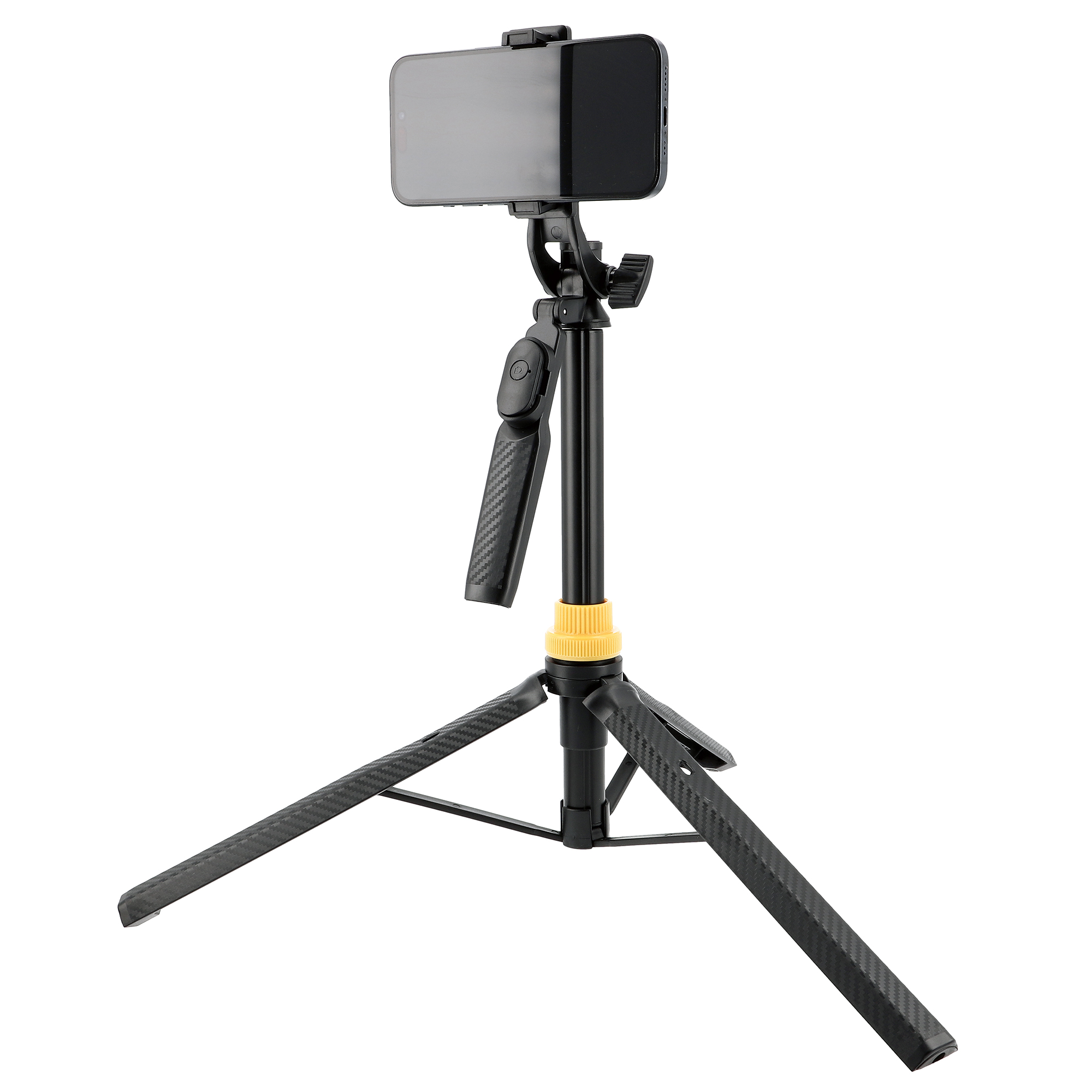 Selfie-Stick-Stativ mit Bluetooth-Fernbedienung & Handyhalterung – ausziehbar bis 170 cm Selfie-Stick-Stativ mit Bluetooth-Fernbedienung & Handyhalterung – ausziehbar bis 170 cm