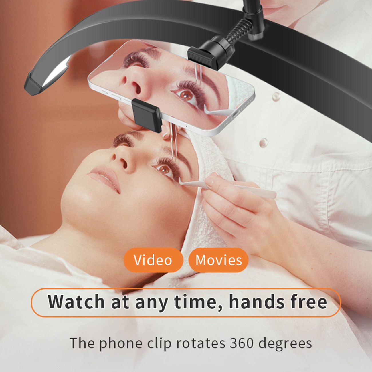 Faltbares Beauty Light LED Lampe für Wimpern Gesichtsschönheit und Augenbrauen - 6 (Custom).jpg Faltbares Beauty Light LED Lampe für zB. Wimpern Gesichtsschönheit