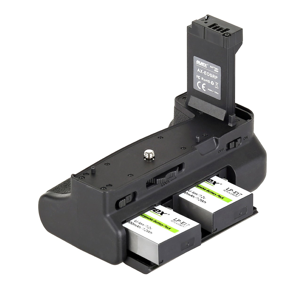Batteriegriff für Canon EOS RP R8 Handgriff mit Auslöseknopf Betrieb mit 2 Akkus möglich wie EG-E1