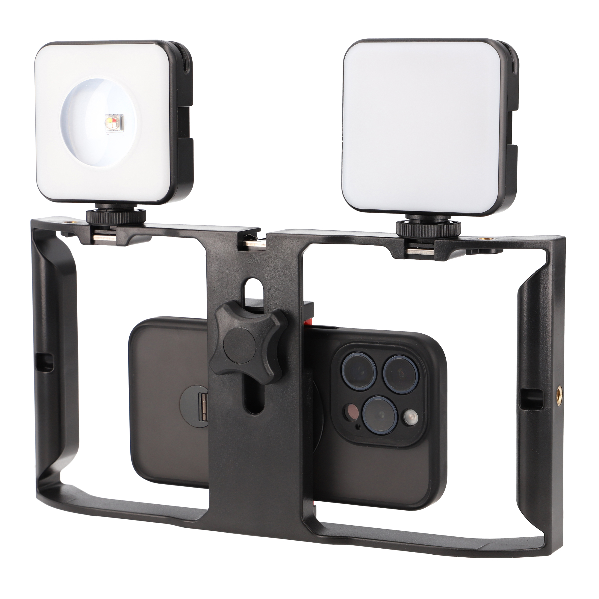 Smartphone Video Rig Stabilizer – Handyhalterung für stabile Videoaufnahmen & Vlogging Smartphone Video Rig Stabilizer – Handyhalterung für stabile Videoaufnahmen & Vlogging