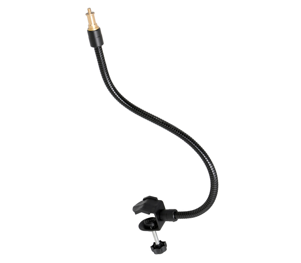 Flexibler Arm mit Schraubzwinge, Spigot und 1/4" Gewinde GP-35 Flexibler Arm mit Schraubzwinge, Spigot und 1/4" Gewinde GP-35