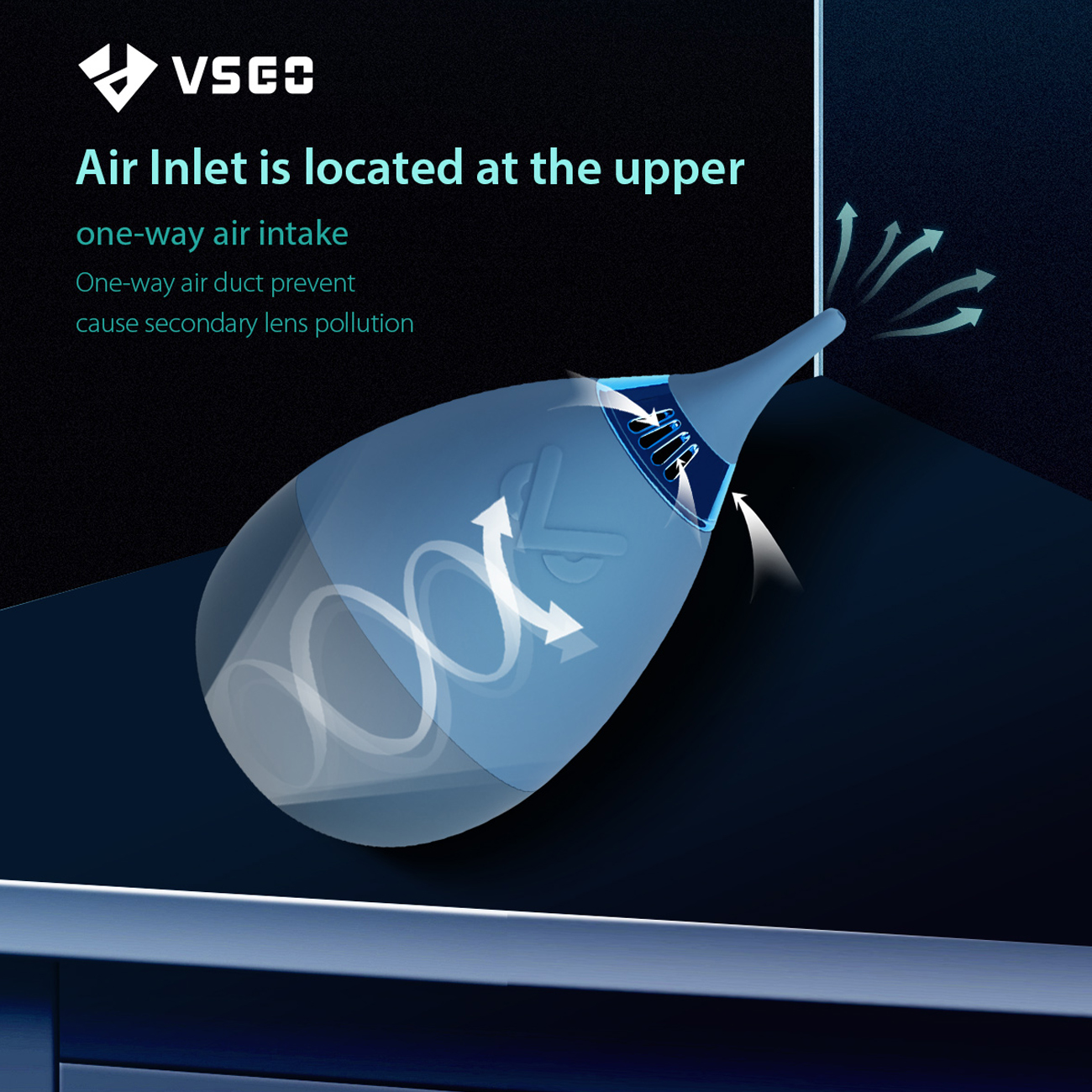 Camera Air Blower für Kamerareinigung – blau Camera Air Blower für Kamerareinigung – blau