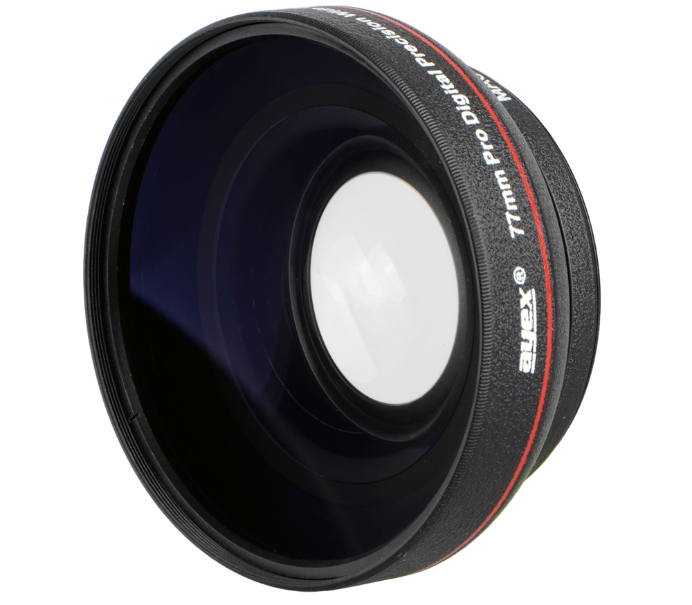 ayex HD Super-Weitwinkelkonverter 0,45x Multi Coated 77mm mit Makrolinse ayex HD Super-Weitwinkelkonverter 0,45x Multi Coated 77mm mit Makrolinse