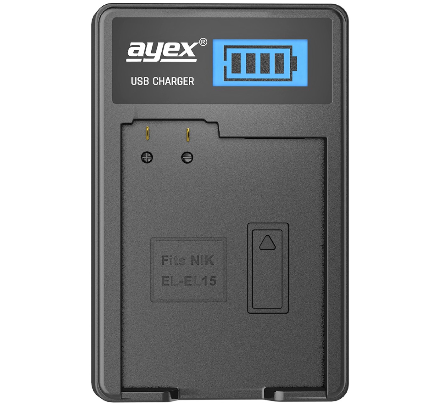USB Ladegerät für Nikon EN-EL15 Akkus beleuchtetes Display Ladestandanzeige USB Ladegerät für Nikon EN-EL15 Akkus beleuchtetes Display Ladestandanzeige