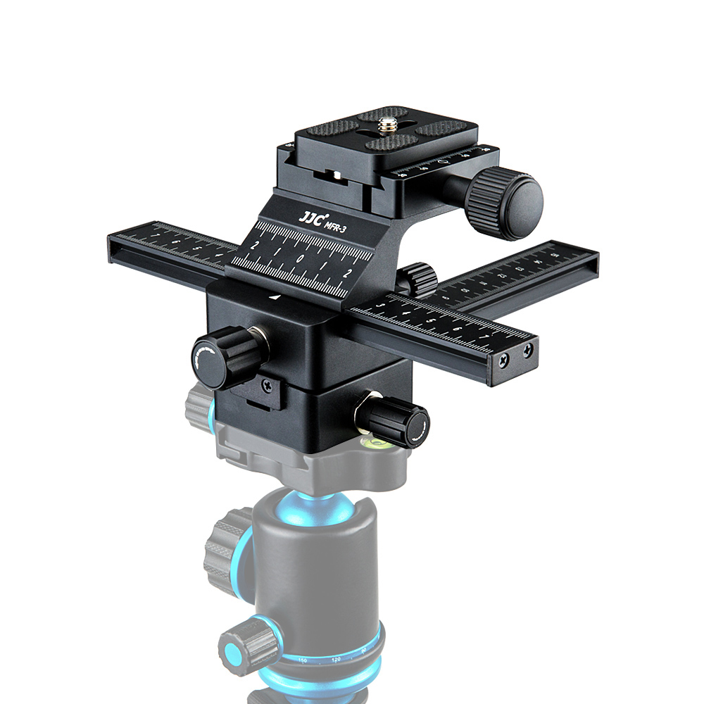 3D Makro-Einstellschlitten 4-Wege Kreuzschlitten MFR-3 3D Makro-Einstellschlitten 4-Wege Kreuzschlitten MFR-3
