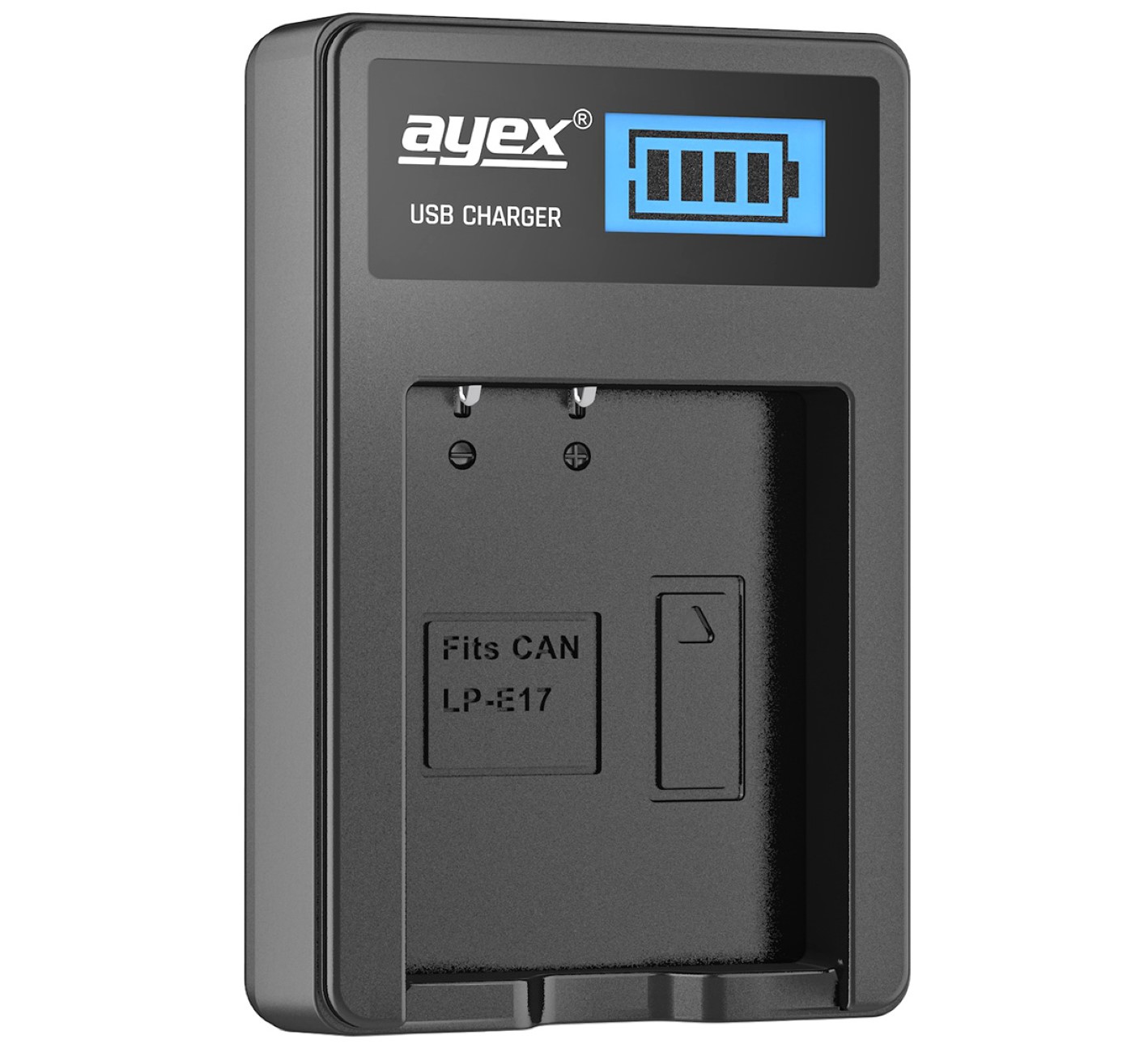 USB Ladegerät für Canon LP-E17 Akkus beleuchtetes Display Ladestandanzeige USB Ladegerät für Canon LP-E17 Akkus beleuchtetes Display Ladestandanzeige