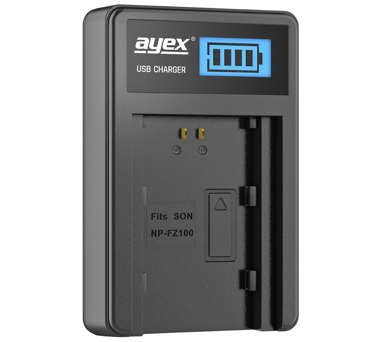 USB Ladegerät für Sony NP-FZ100 Akkus beleuchtetes Display Ladestandanzeige USB Ladegerät für Sony NP-FZ100 Akkus beleuchtetes Display Ladestandanzeige