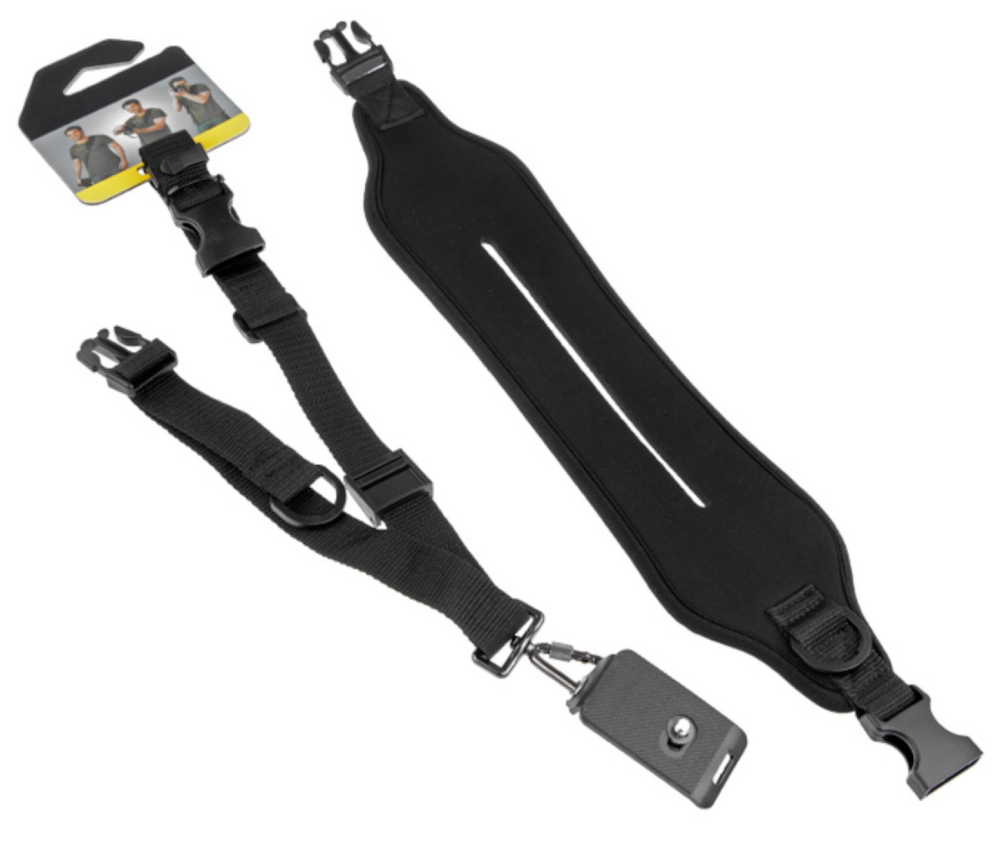 Profi Neopren Kameragurt mit individuell verstellbaren Gurte + Karabinerhaken Single Quick Strap 3 Profi Neopren Kameragurt mit individuell verstellbaren Gurte + Karabinerhaken Single Quick Strap 3