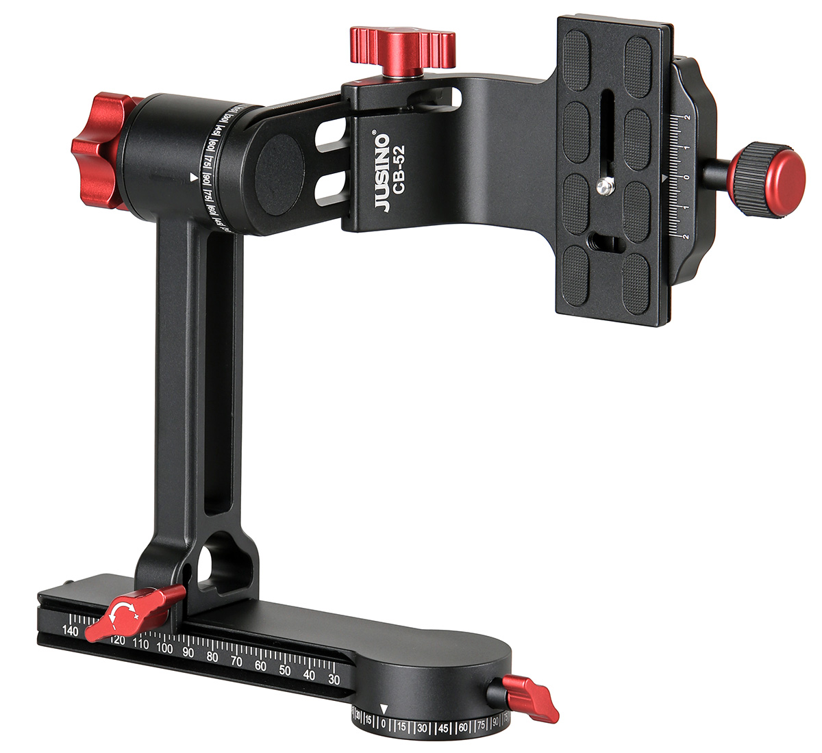 JUSINO Gimbal schwenkbarer Stativkopf für große Objektive inkl. gepolsterter Tasche CB-52 JUSINO Gimbal schwenkbarer Stativkopf für große Objektive inkl. gepolsterter Tasche CB-52