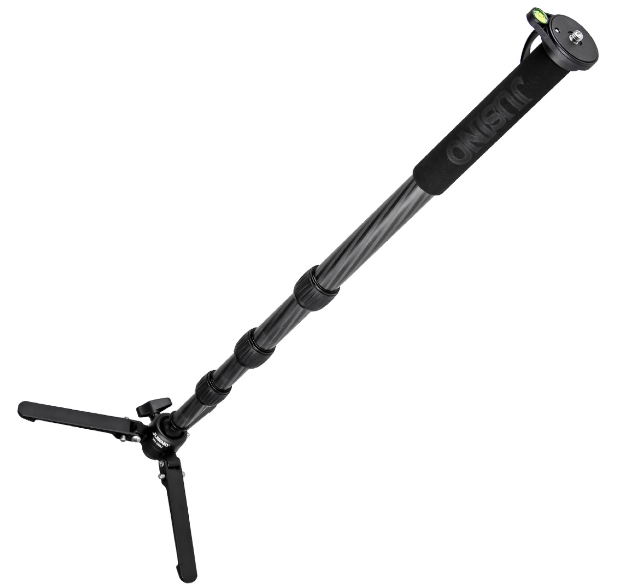 JUSINO Karbon Monopod Standspinne Tischstativ-Funktion bis 164cm 10kg Schnellspann-Clips VM-284C JUSINO Karbon Monopod Standspinne Tischstativ-Funktion bis 164cm 10kg Schnellspann-Clips VM-284C