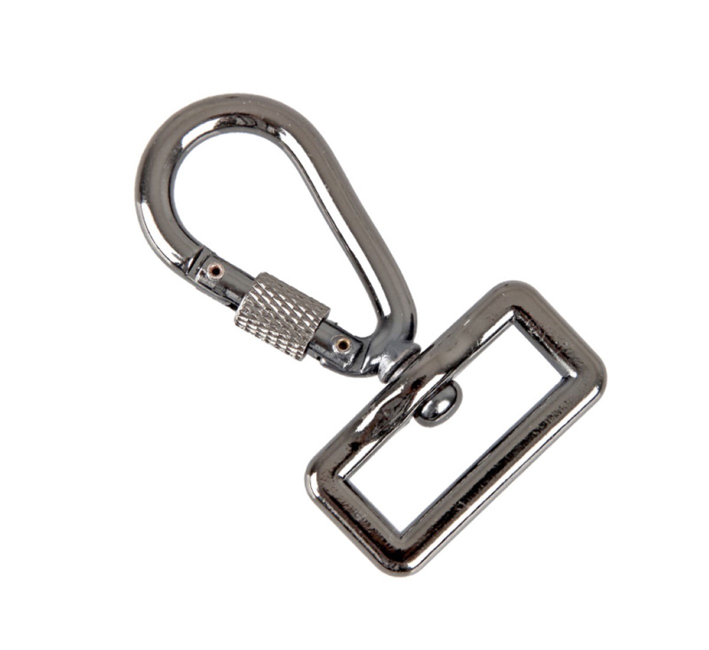 2er Set Karabinerhaken mit Schraubsicherung für Kameragurte, Schultergurte, Taschen, Schlüsselbänder uvm. 2er Set Karabinerhaken mit Schraubsicherung für Kameragurte, Schultergurte, Taschen, Schlüsselbänder uvm.