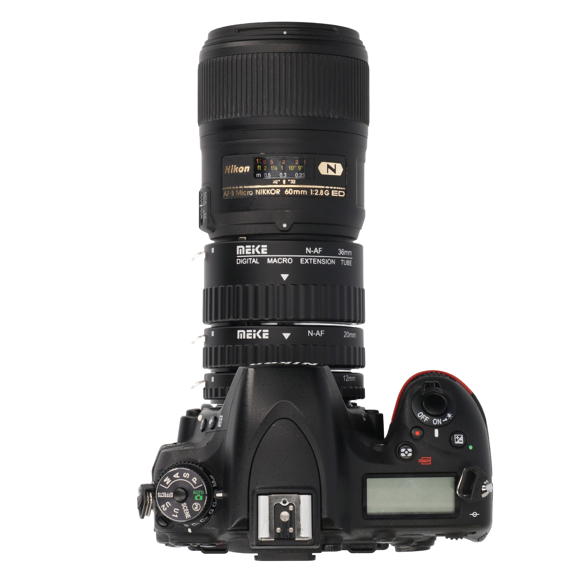Automatik-Zwischenringe für Nikon F Bajonett Objektive MK-N-AF1-B Automatik-Zwischenringe für Nikon F Bajonett Objektive MK-N-AF1-B