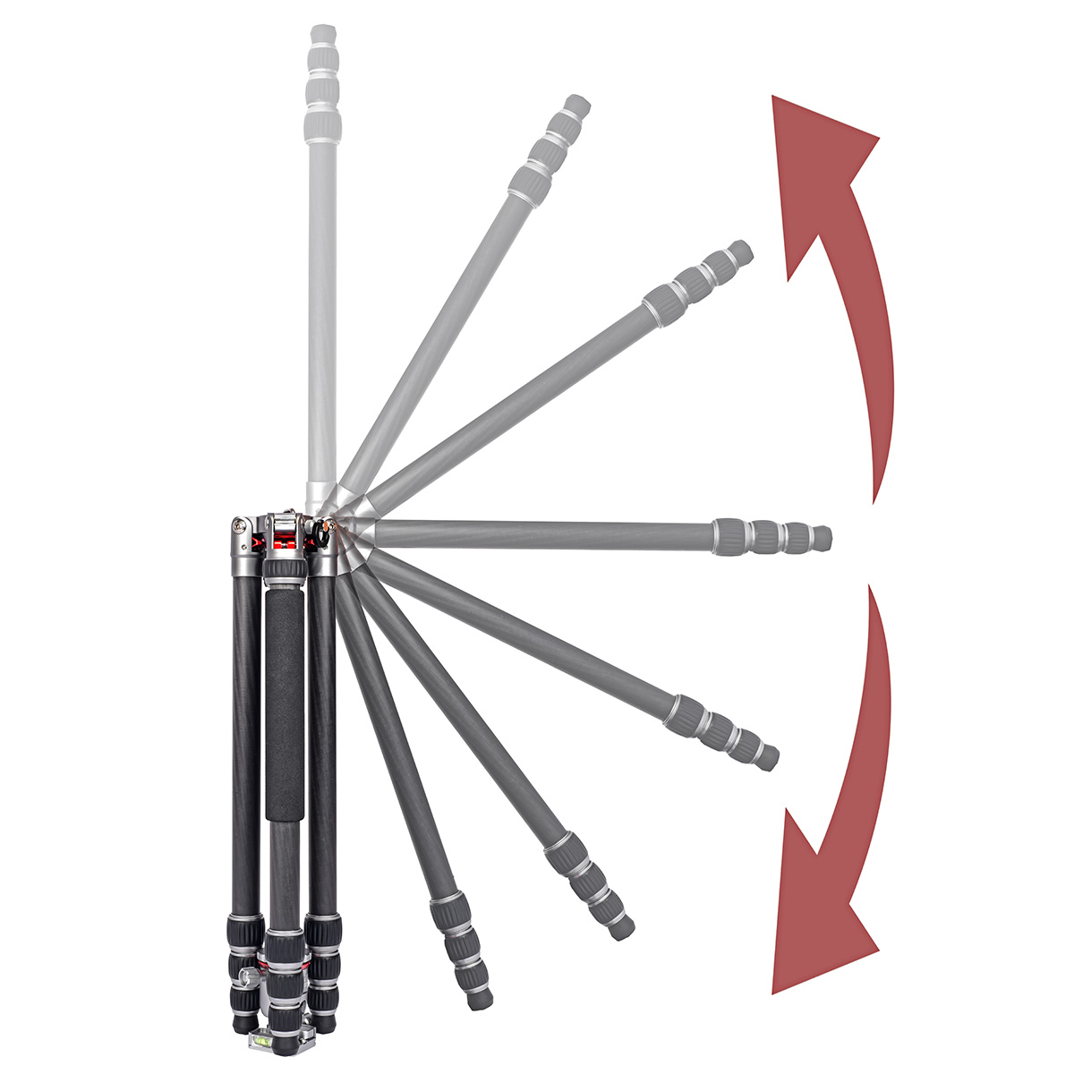 JUSINO Leichtes Karbon Tripod Monopod mit Kugelkopf bis 160cm 12kg FGS-30 TK-254C JUSINO Leichtes Karbon Tripod Monopod mit Kugelkopf bis 160cm 12kg FGS-30 TK-254C