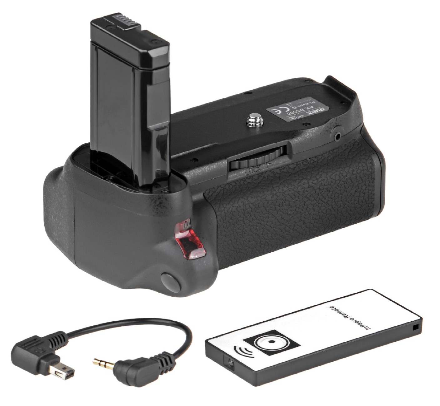 Batteriegriff für Nikon D5500 D5600 mit IR-Fernauslöser Ersatz für MB-D5500 Batteriegriff für Nikon D5500 D5600 mit IR-Fernauslöser Ersatz für MB-D5500
