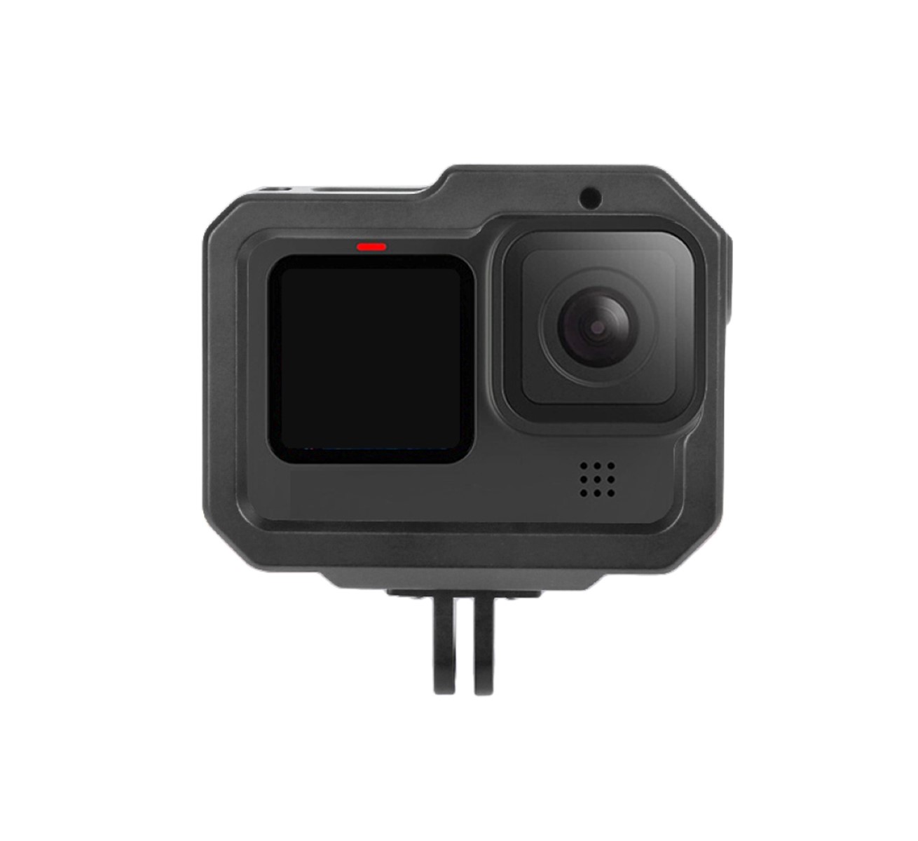 Schutzgehäuse Schutzrahmen Cage Passend für GoPro Hero 9 10 & 11 2 Hot-Shoe-Anschlüsse Schieberahmen Aluminium Schutzgehäuse Schutzrahmen Cage Passend für GoPro Hero 9 10 & 11 2 Hot-Shoe-Anschlüsse Schieberahmen Aluminium