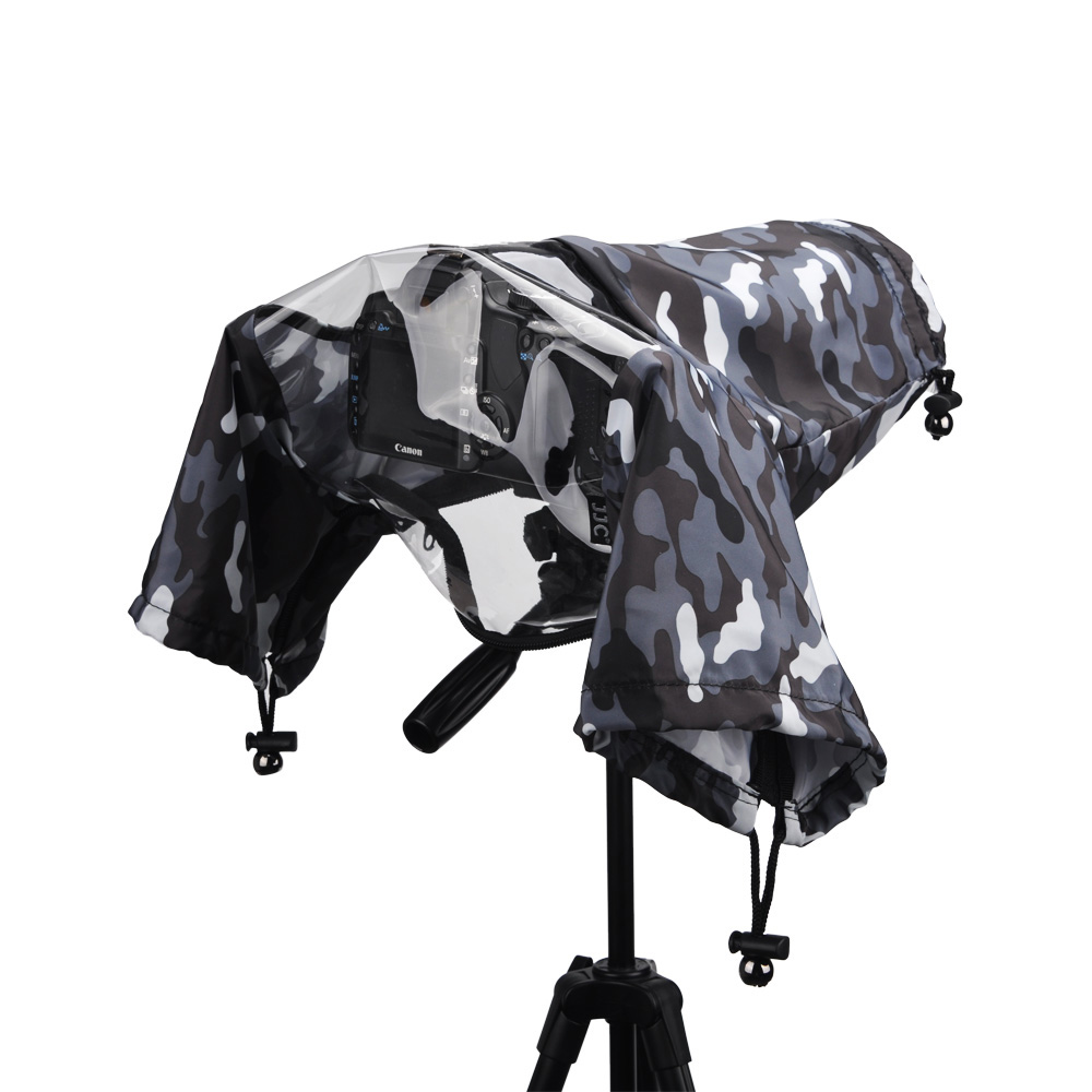 JJC Rain Cover Regenschutzhülle für DSLR bis 180 x 140 x 250 mm Gesamtmaße - RC-1GR