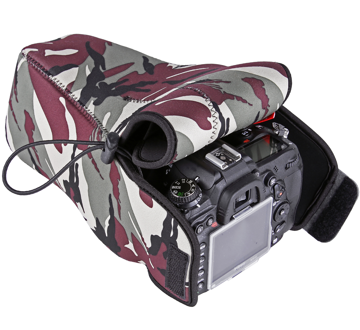 Neopren-Tasche Schutzhülle für Kamera mit Objektiv, Camouflage (Größe S/M/L) Neopren-Tasche Schutzhülle für Kamera mit Objektiv, Camouflage (Größe S/M/L)