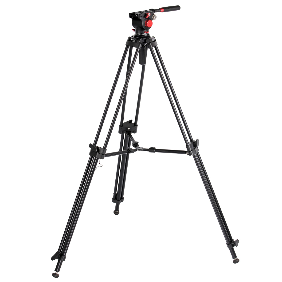 JUSINO Profi Video-Stativ bis 150cm Höhe 18kg belastbar + Tasche Hydraulik-Videokopf B-Ware