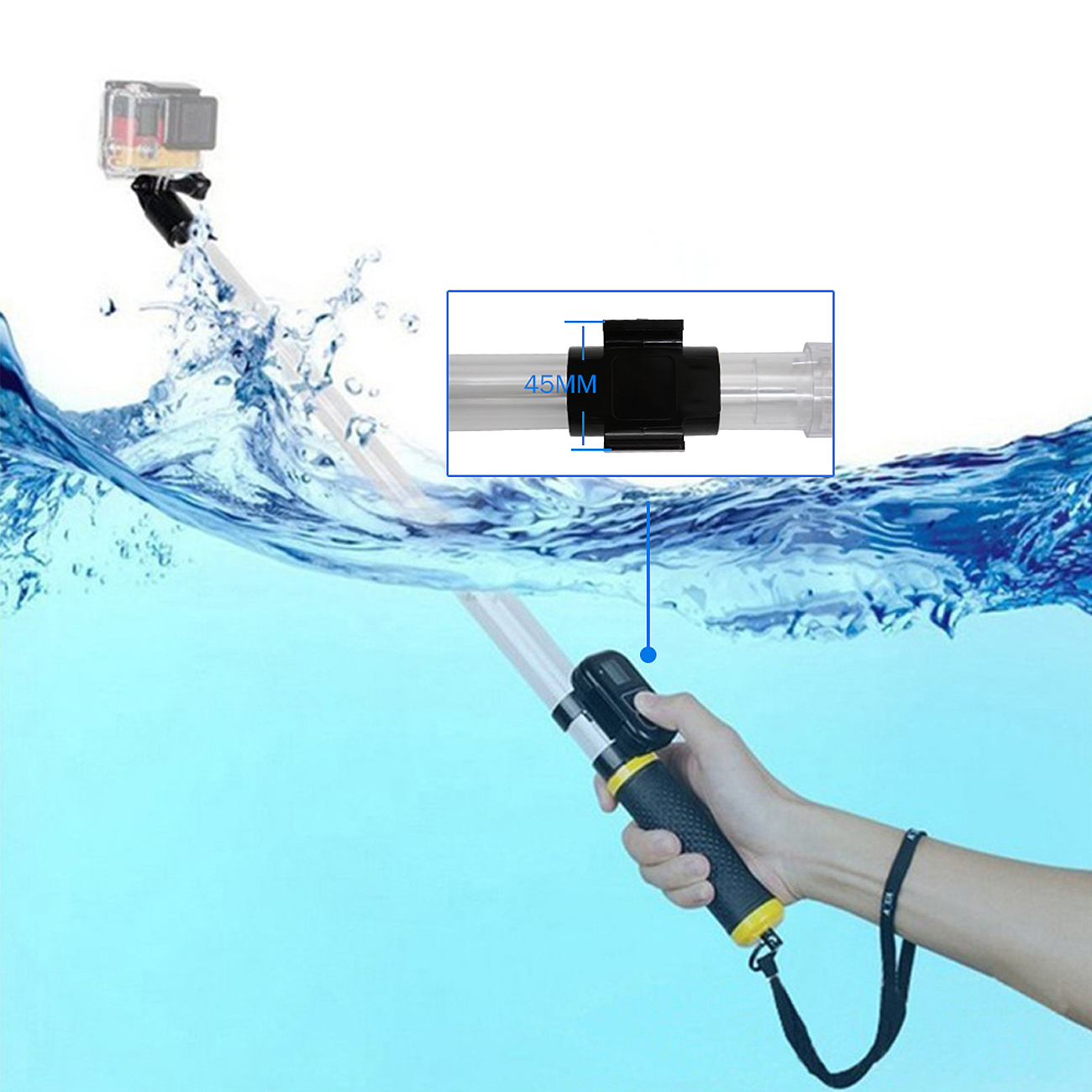 Aquapod Selfiepod schwimmender Handgriff für GoPro Aquapod Selfiepod schwimmender Handgriff für GoPro