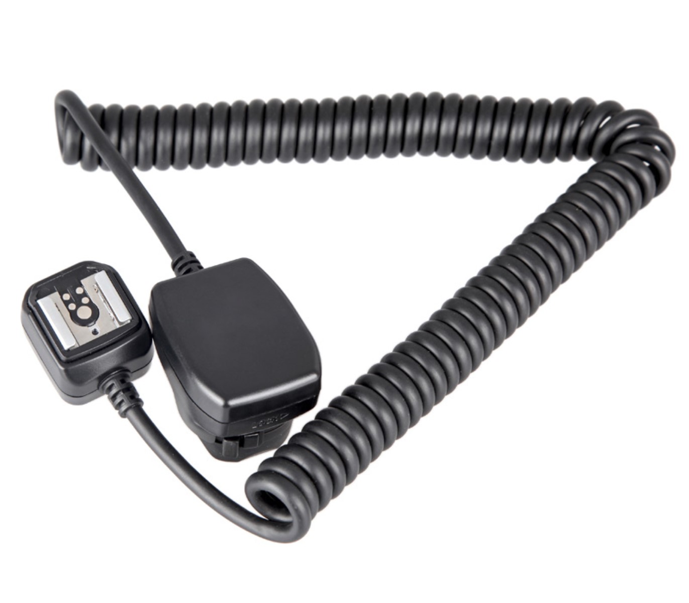 TTL Blitzkabel für Canon wie OC-E3 Spiralkabel 0,6 - 1m TTL Blitzkabel für Canon wie OC-E3 Spiralkabel 0,6 - 1m