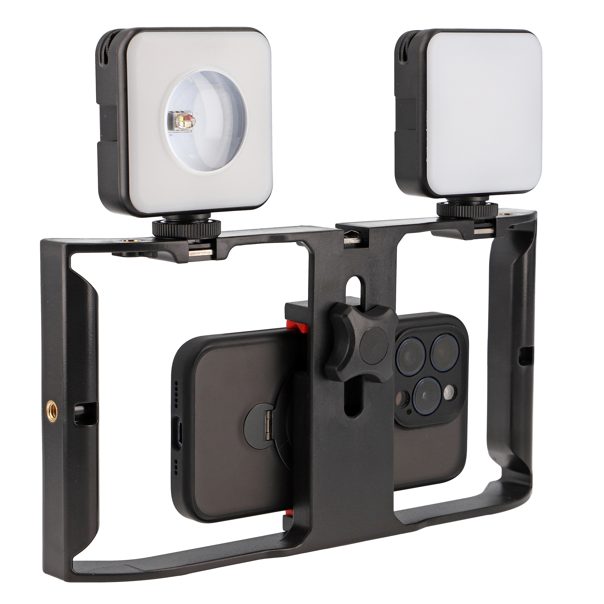 Smartphone Video Rig Stabilizer – Handyhalterung für stabile Videoaufnahmen & Vlogging Smartphone Video Rig Stabilizer – Handyhalterung für stabile Videoaufnahmen & Vlogging