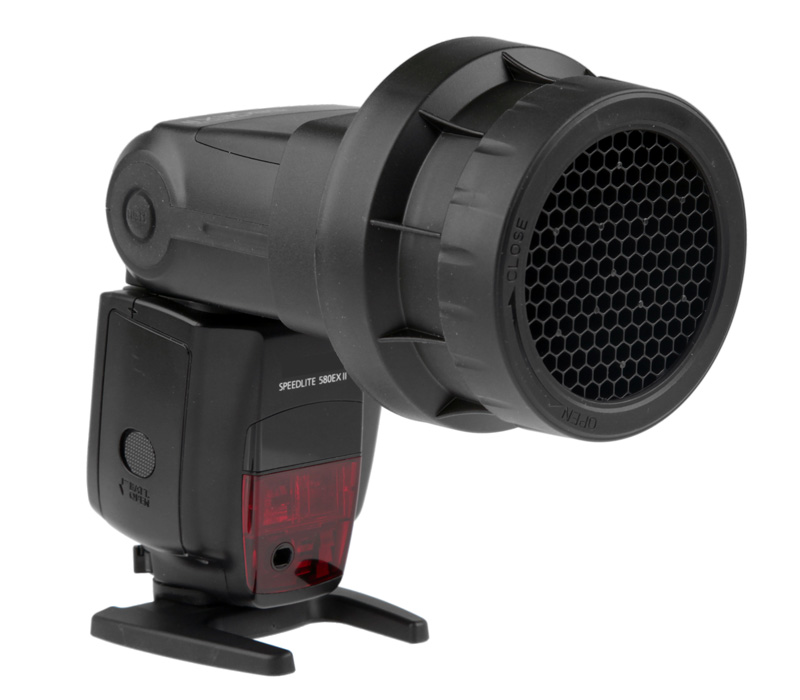 Lichtformer/Wabenaufsatz für Canon Speedlite 580EX und 580EX II (SG-C II) Lichtformer/Wabenaufsatz für Canon Speedlite 580EX und 580EX II (SG-C II)