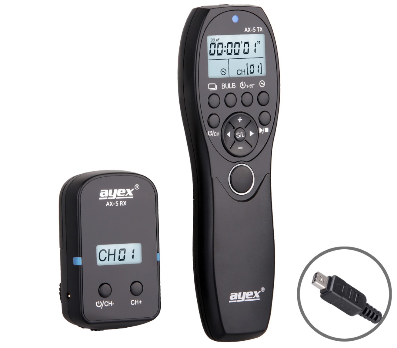 Funk Timer Fernauslöser AX-5 UC1 zB Olympus E-PL8 E-620 E520 SP-810 SZ-300MR SZ-20 PEN-F Serie Bulb Delay Fokussieren Funk Timer Fernauslöser AX-5 UC1 zB Olympus E-PL8 E-620 E520 SP-810 SZ-300MR SZ-20 PEN-F Serie Bulb Delay Fokussieren