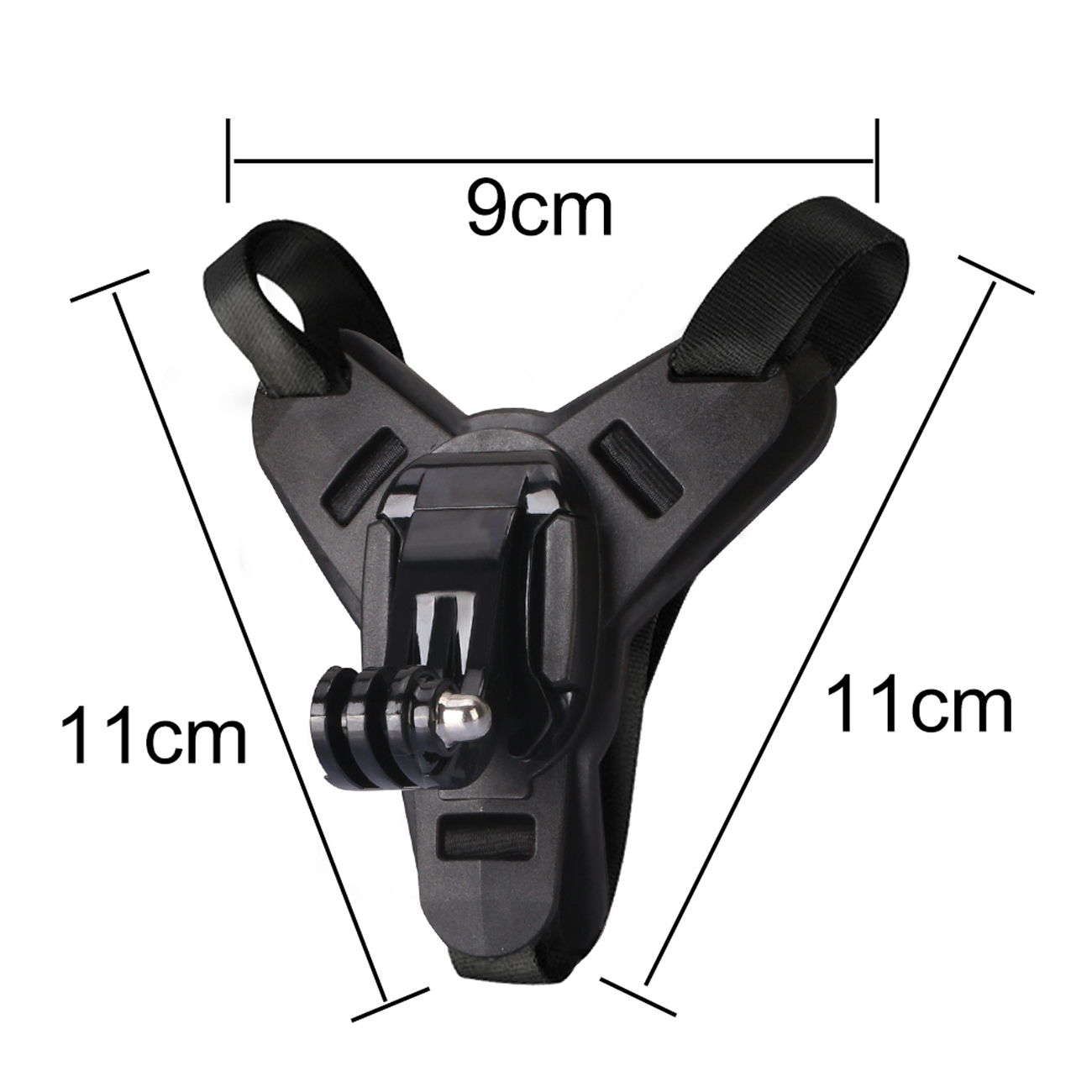 Chin Strap Mount verstellbare Kinnriemen-Halterung für GoPro & DJI Osmo Actionkameras Chin Strap Mount verstellbare Kinnriemen-Halterung für GoPro & DJI Osmo Actionkameras