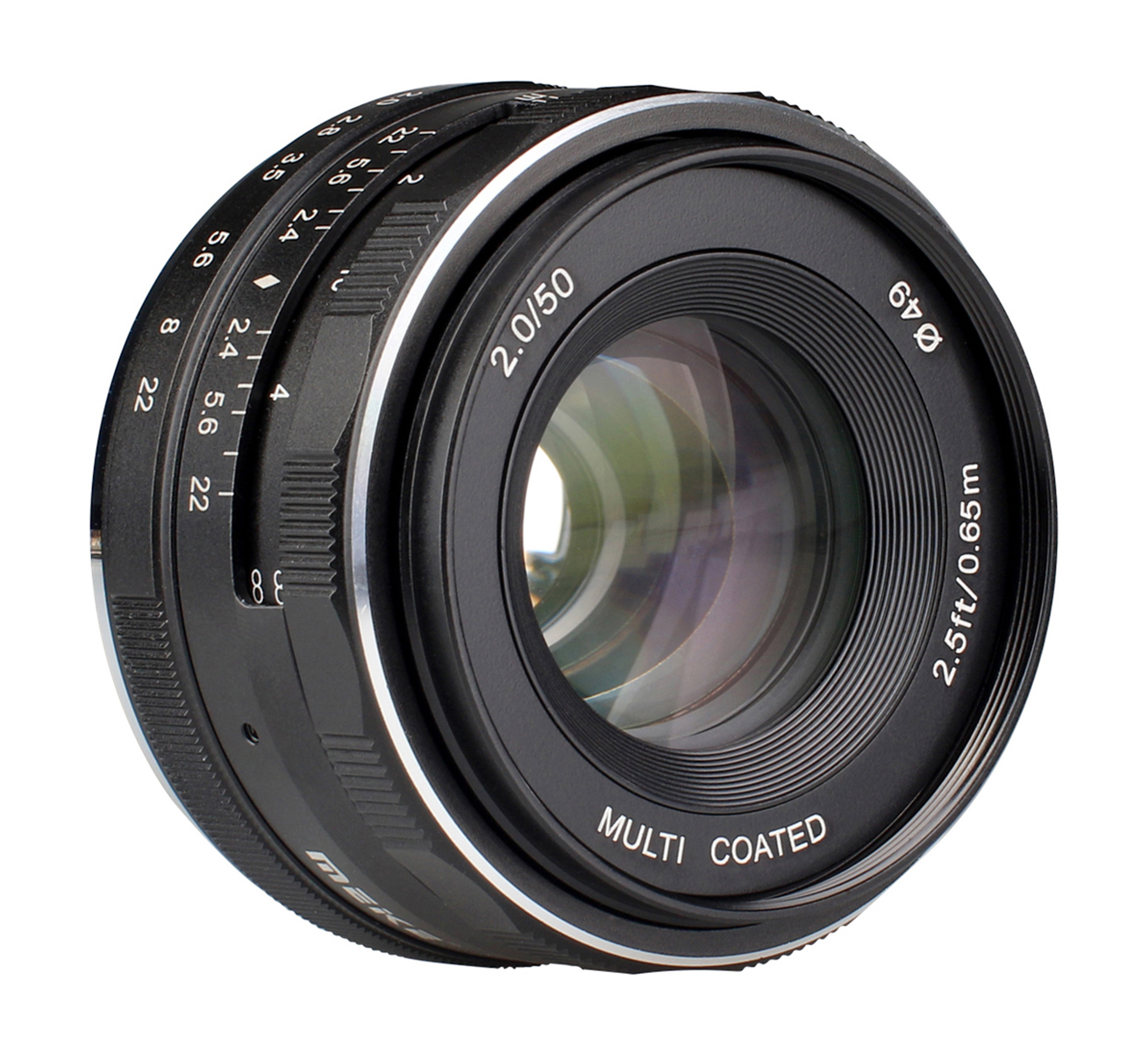 Meike 50mm F2.0 Objektiv multicoated für Sony E-Mount Meike 50mm F2.0 Objektiv multicoated für Sony E-Mount