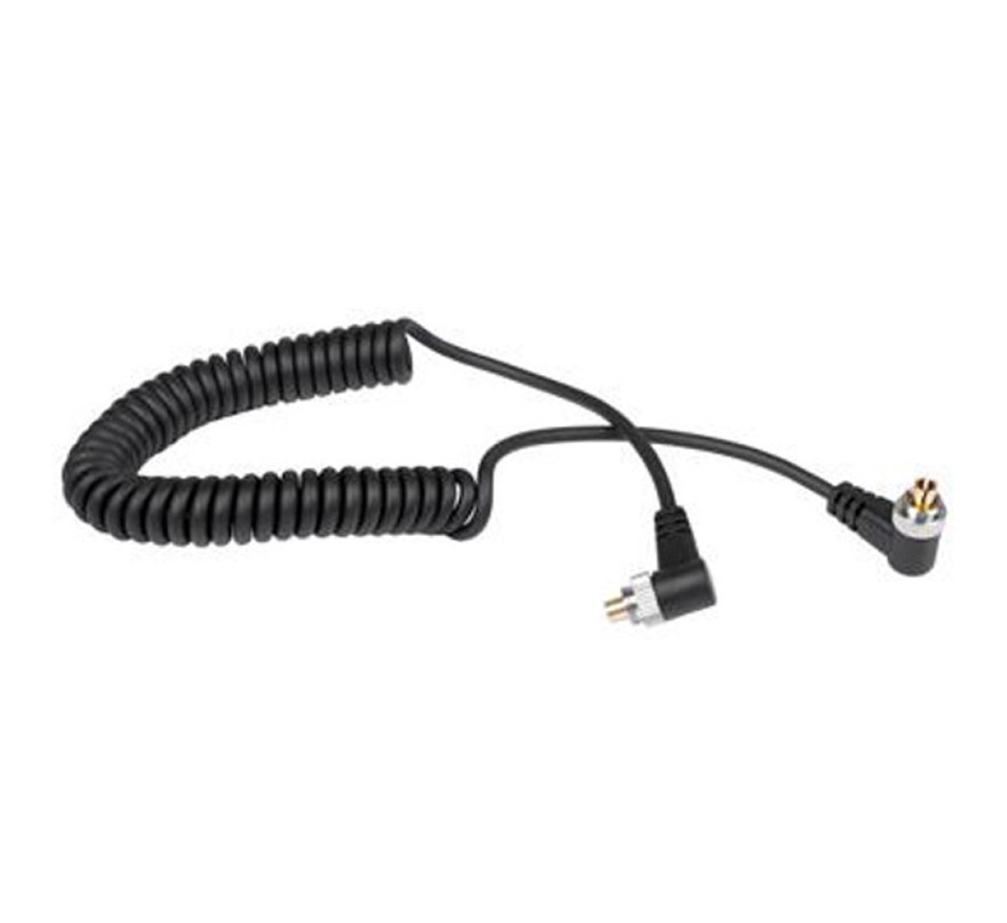 Blitzkabel Male to Male PC-Sync-Kabel mit Schraubverschluss bis 90cm ausziehbar Blitzkabel Male to Male PC-Sync-Kabel mit Schraubverschluss bis 90cm ausziehbar