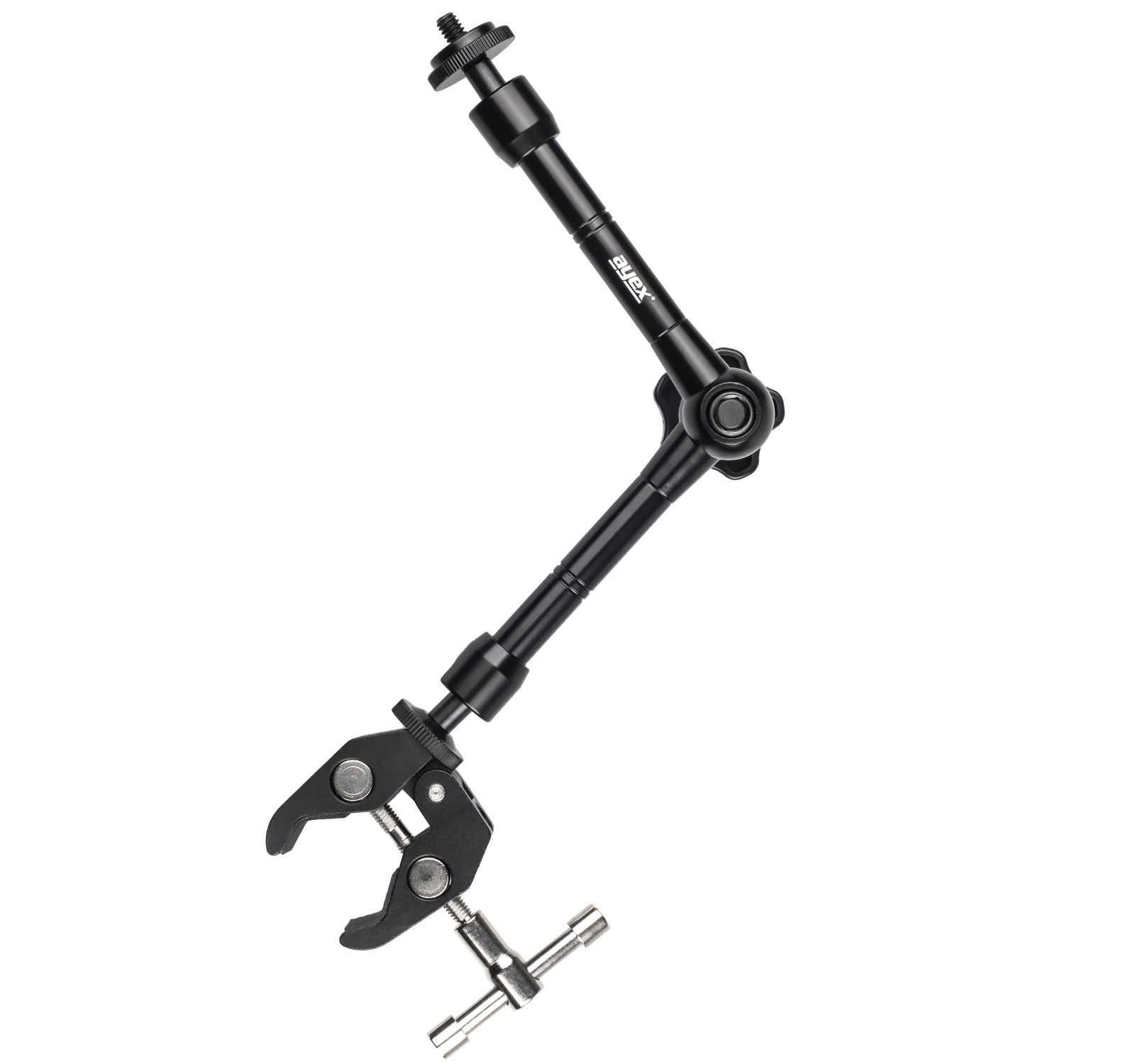 Magic Arm Gelenkarm 11 Zoll + Universalklemme für Kamera, Camcorder, Stativ und Co. Licht mit 1/4" Gewinde Magic Arm Gelenkarm 11 Zoll + Universalklemme für Kamera, Camcorder, Stativ und Co. Licht mit 1/4" Gewinde