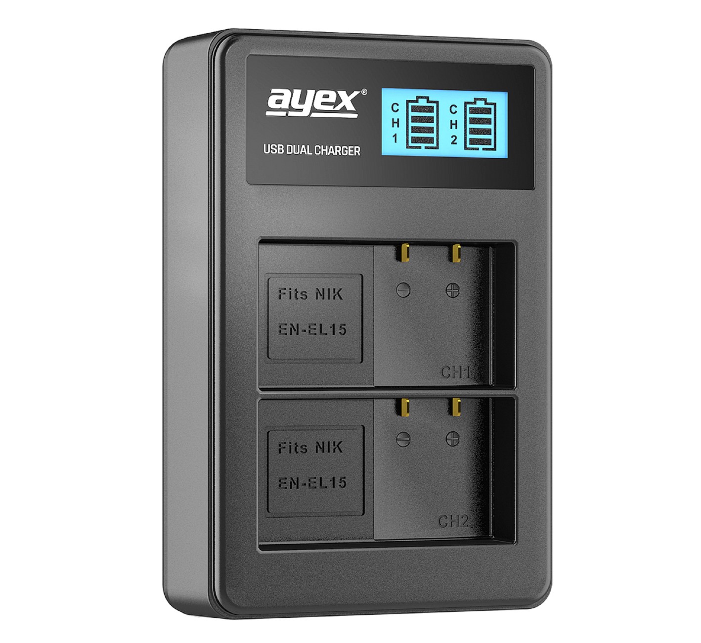 Batteriegriff Set für Nikon D850 wie MB-D18 + 2x EN-EL15B Akku + 1x USB Dual Ladegerät Batteriegriff Set für Nikon D850 wie MB-D18 + 2x EN-EL15B Akku + 1x USB Dual Ladegerät