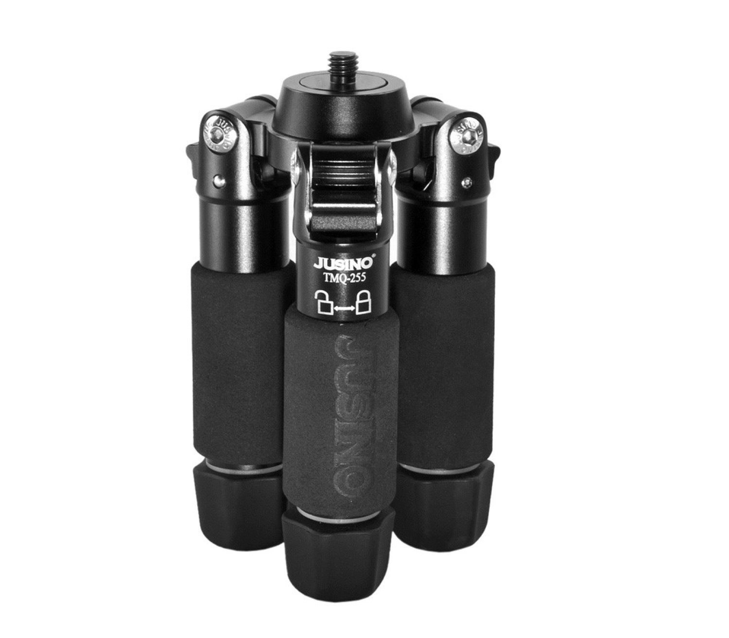 JUSINO TMQ-255 Stabiles Mini-Stativ Tischstativ - Inkl. Transporttasche, Aluminium JUSINO TMQ-255 Stabiles Mini-Stativ Tischstativ - Inkl. Transporttasche, Aluminium