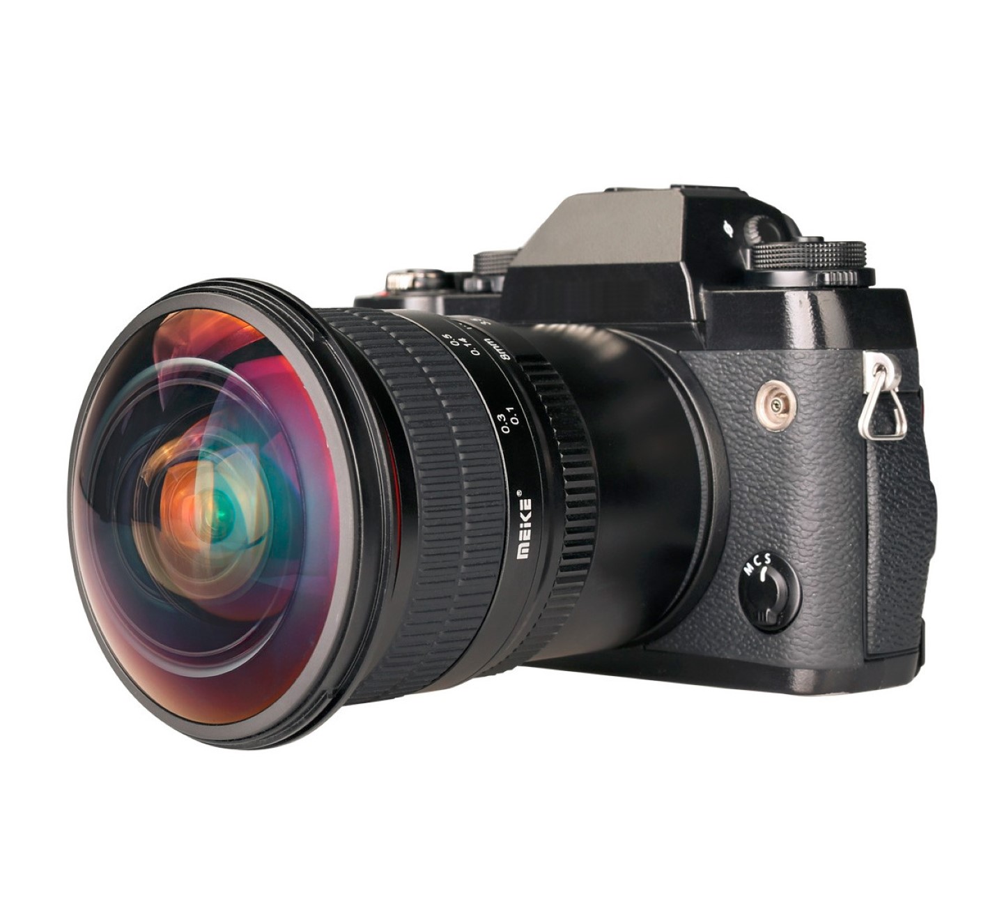 Fisheye-Objektiv MK-8mm-F/3.5 für Micro 4/3 (Olympus und Panasonic Lumix) Fisheye-Objektiv MK-8mm-F/3.5 für Micro 4/3 (Olympus und Panasonic Lumix)