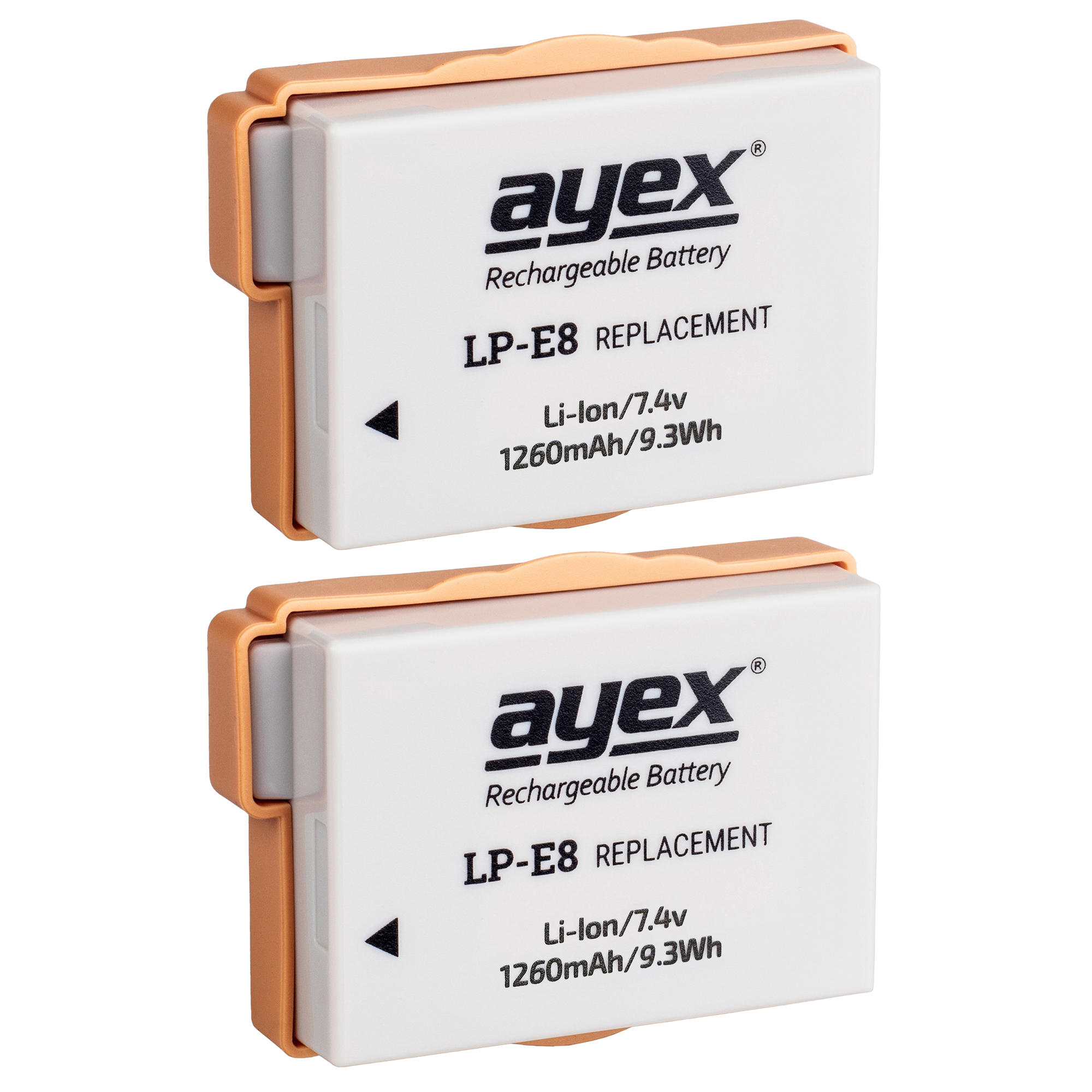 LP-E8 Akku 2 Stück für zB Canon EOS 550D 600D 650D 700D Leistungsstark zuverlässig LP-E8 Akku 2 Stück für zB Canon EOS 550D 600D 650D 700D Leistungsstark zuverlässig