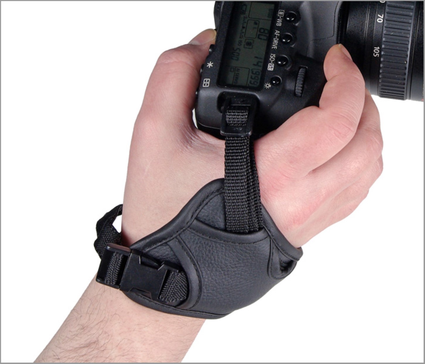 Handschlaufe für DSLR Kameras 3-Punkt Halterung Handschlaufe für DSLR Kameras 3-Punkt Halterung
